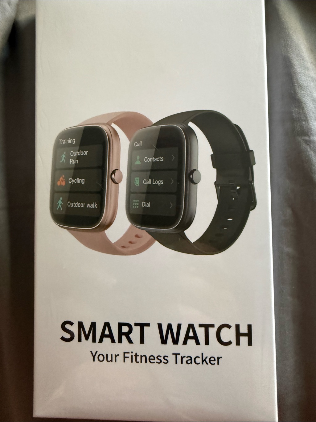 Smart Watch Fitness Tracker - Rose Gold And Black